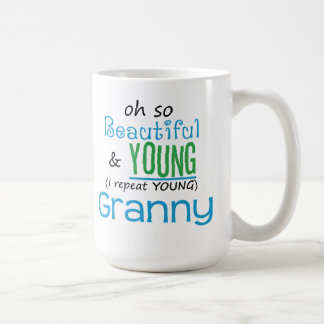 Härlig och ung Granny Kaffemugg