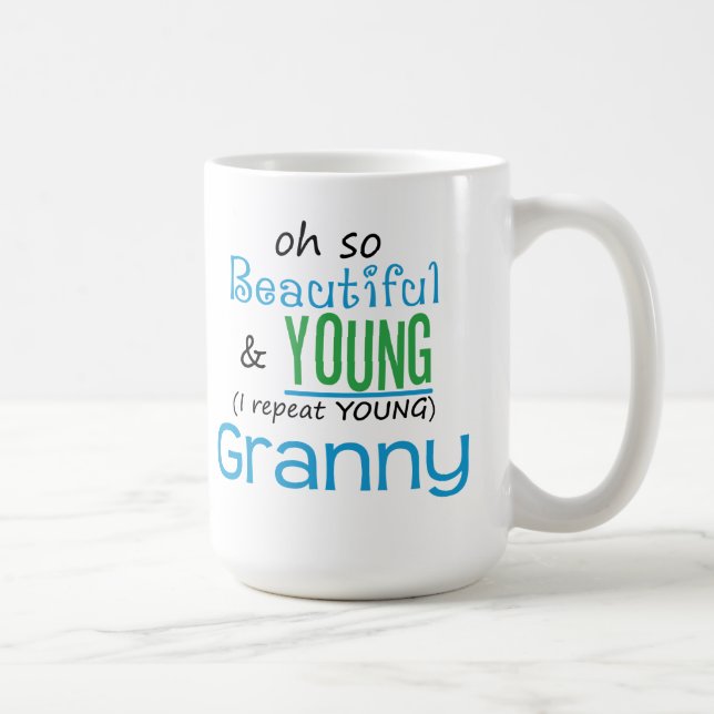 Härlig och ung Granny Kaffemugg (Höger)