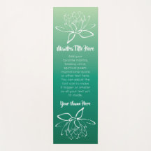 Härlig Ombre för grönt för lotusblommablommavit