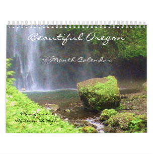 Härlig Oregon kalender