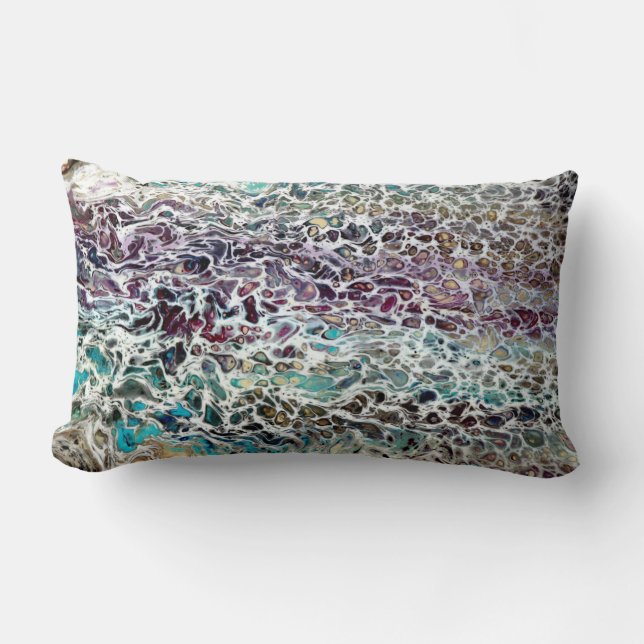 Härlig original- konst kudder lumbarkudde (Framsida)