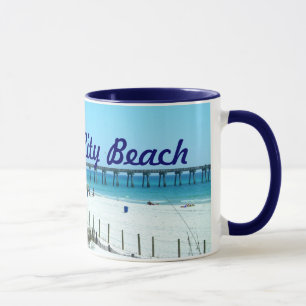 Härlig Panama City strand, Florida Mugg