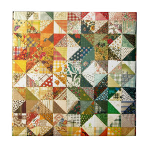 Härlig Patchwork Kakelplatta