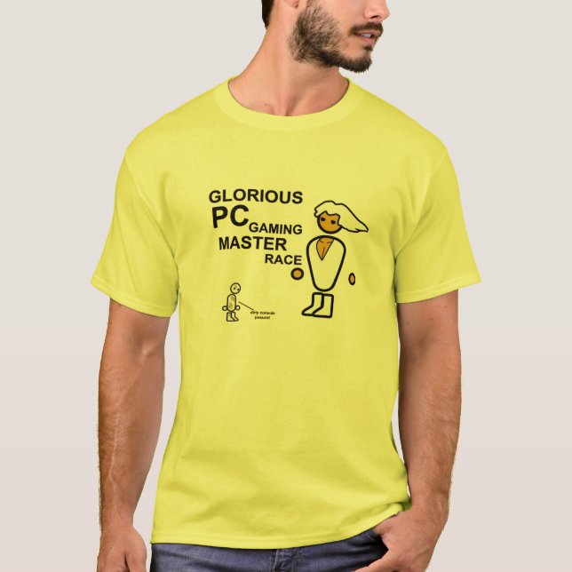 Härlig PCMasterRace T-tröja Tee (Framsida)