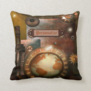 Härlig personligSteampunk dekorativ kudde