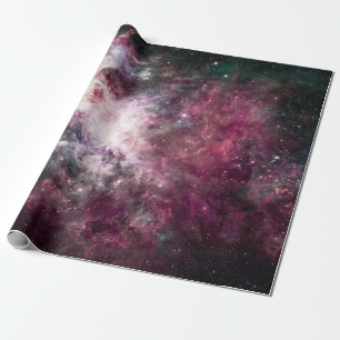 Härlig purpurfärgad nebula presentpapper