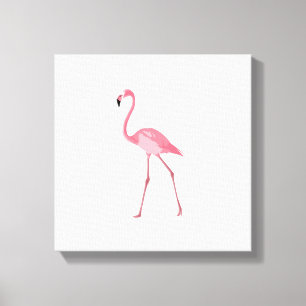 Härlig rosa Flamingo Canvastryck
