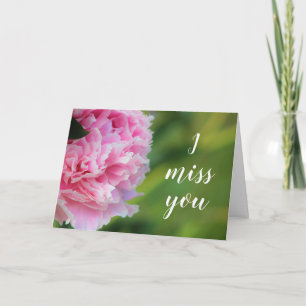 Härlig rosa pion mig Fröcken som du Card Kort