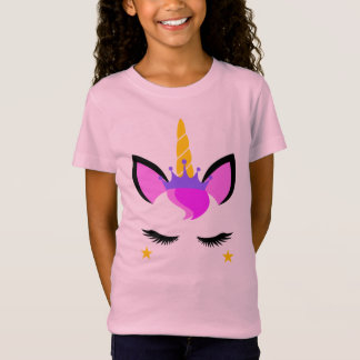 Härlig rosa Unicornskjorta T Shirt