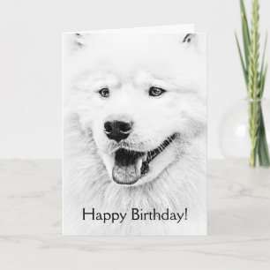 Härlig Samoyedhundkonst Kort