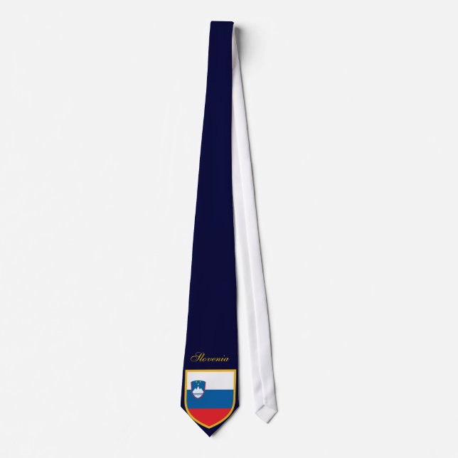 Härlig Slovenien flagga Slips (Framsida)