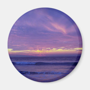 Härlig solnedgång: Beskickningstrand, San Diego, Magnet