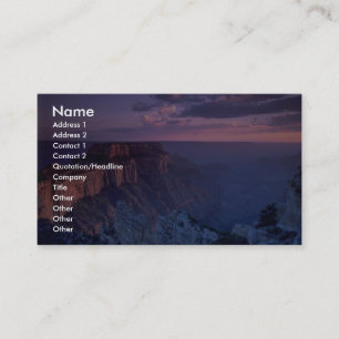 Härlig solnedgång: Grand Canyon Arizona Visitkort