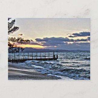 Härlig solnedgång i Montego Bay, Jamaica Vykort