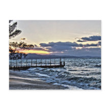 Härlig solnedgång i Montego Bay, Jamaica