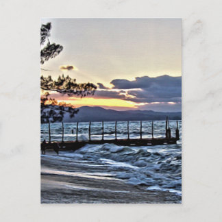 Härlig solnedgång i Montego Bay, Jamaica Vykort