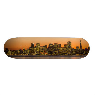 Härlig solnedgång i San Francisco Skateboard Bräda 19,5 Cm