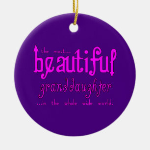 Härlig sondotter för födelsedagjulpartyn julgransprydnad keramik