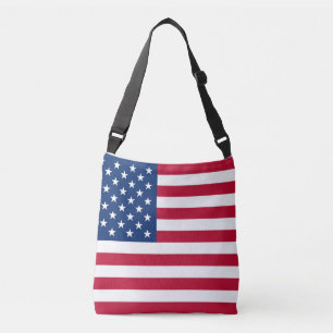 härlig stars och stripes axelväska