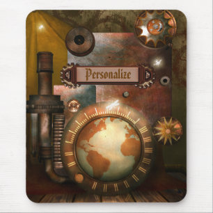 Härlig Steampunk personlig Mousepad Musmatta