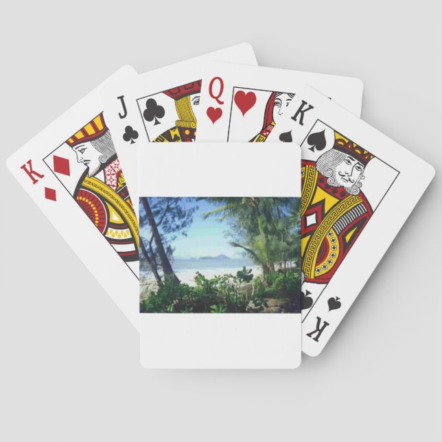 HÄRLIG STRAND SPEL KORT (Baksidan)