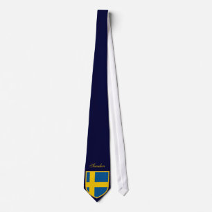 Härlig sverigeflagga slips
