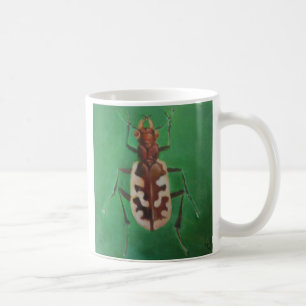 Härlig tigerskalbagge kaffemugg