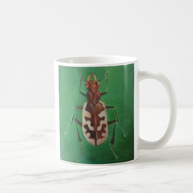 Härlig tigerskalbagge kaffemugg (Höger)