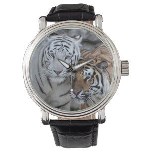 Härlig tigervänklocka armbandsur