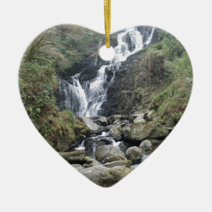 Härlig Torc vattenfall, Killarney Irland Julgransprydnad Keramik