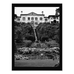 Härlig trädgård fototryck