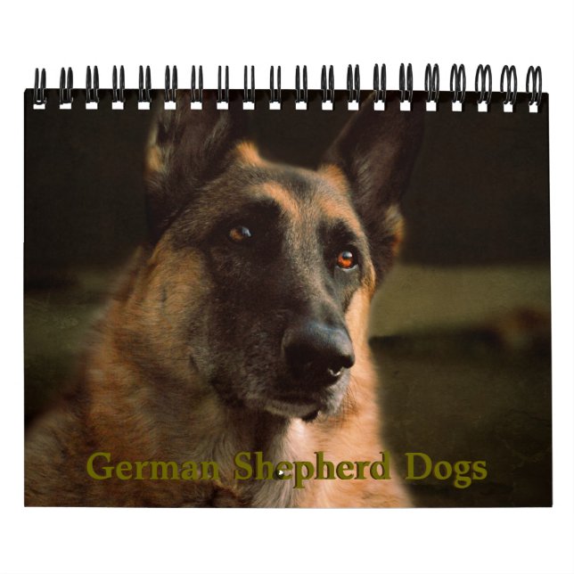Härlig tysk herdehundkalender kalender (Omslag)