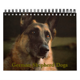 Härlig tysk herdehundkalender kalender