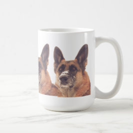 Härlig tysk herdekaffemugg kaffemugg