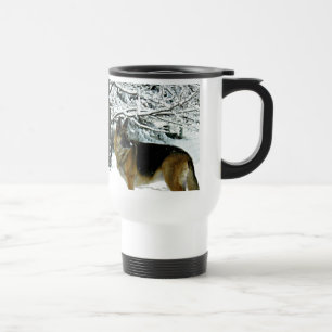 Härlig tysk mugg för herdependlarekaffe