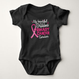 Härlig underbar mormorbröstcancer överlevande t shirt