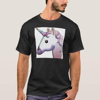Härlig Unicorn Emoji T-shirt