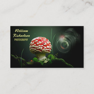 härlig unik designfotografaffär visitkort