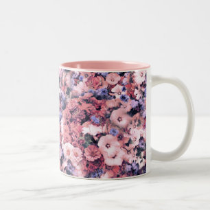Härlig vårblommigt Två-Tonad mugg