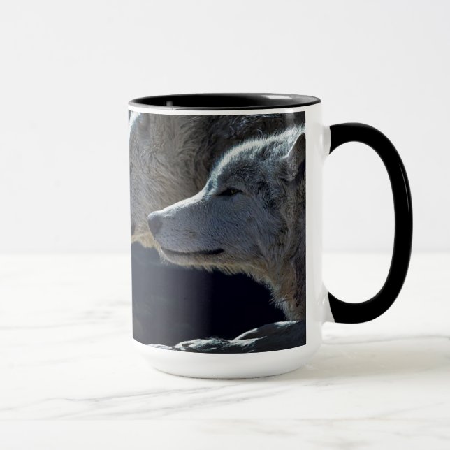 Härlig vargkaffemug. mugg (Höger)