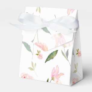 Härlig vattenfärgblommigt för hejer presentaskar