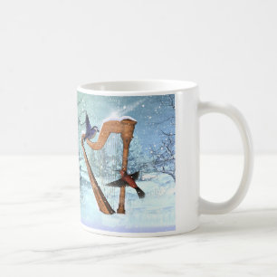 Härlig vinterharpamugg kaffemugg