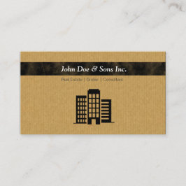 Härlig visitkort för fastighetmäklaresymbol