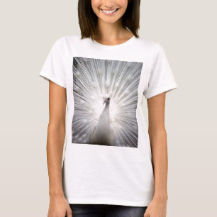 Härlig vitpåfågel t shirt