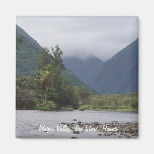 Härlig Waipio dal Magnet