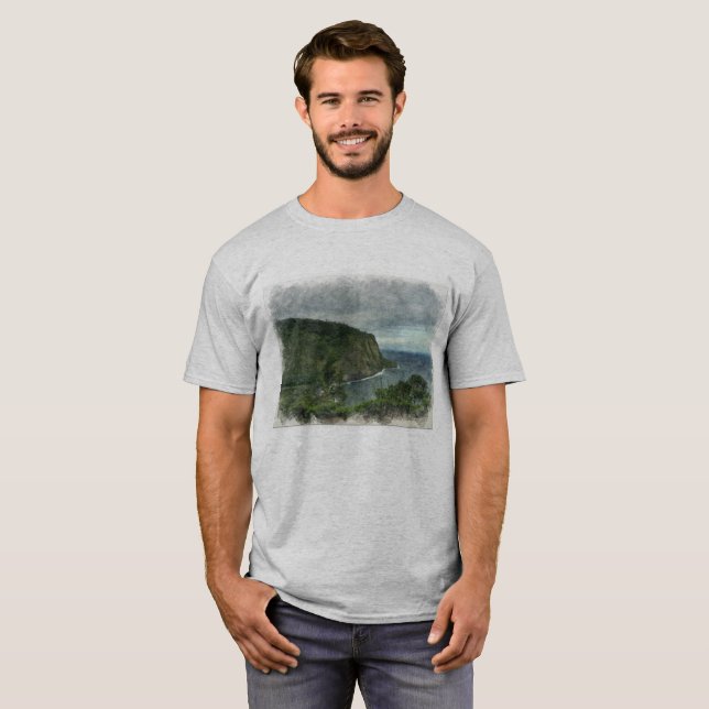 Härlig Waipio dal T-shirt (Hel framsida)
