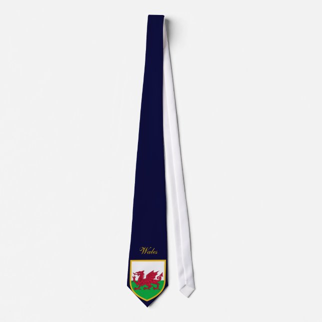 Härlig Wales flagga Slips (Framsida)