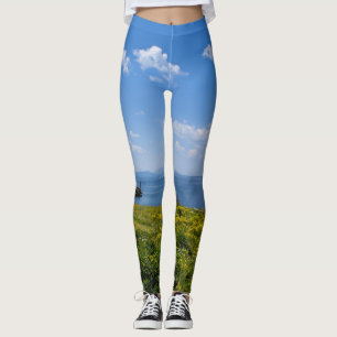 Härlig Yellowstone sjö Leggings