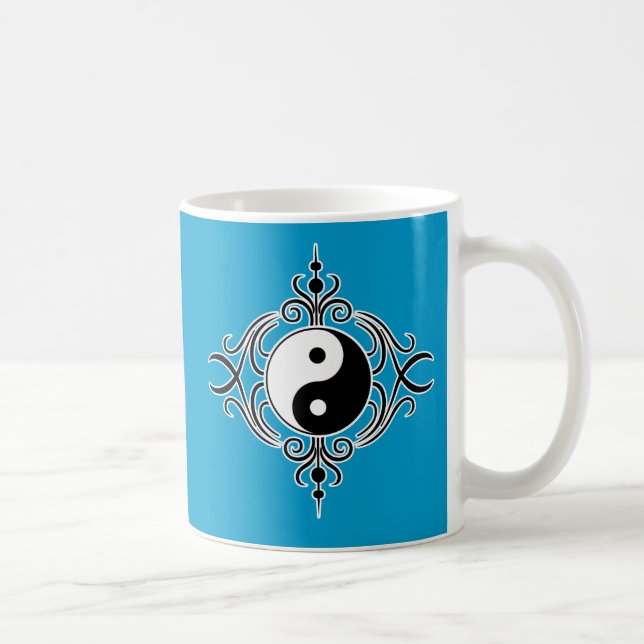 Härlig Yin Yang Tshirt eller produkt Kaffemugg (Höger)