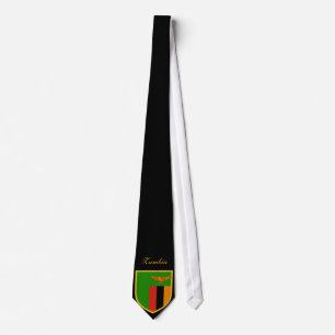 Härlig Zambia flagga Slips